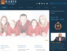 Tablet Screenshot of kabisassociates.com